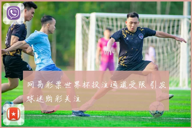 网易彩票世界杯投注通道受限 引发球迷购彩关注